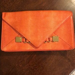 Aldo orange clutch